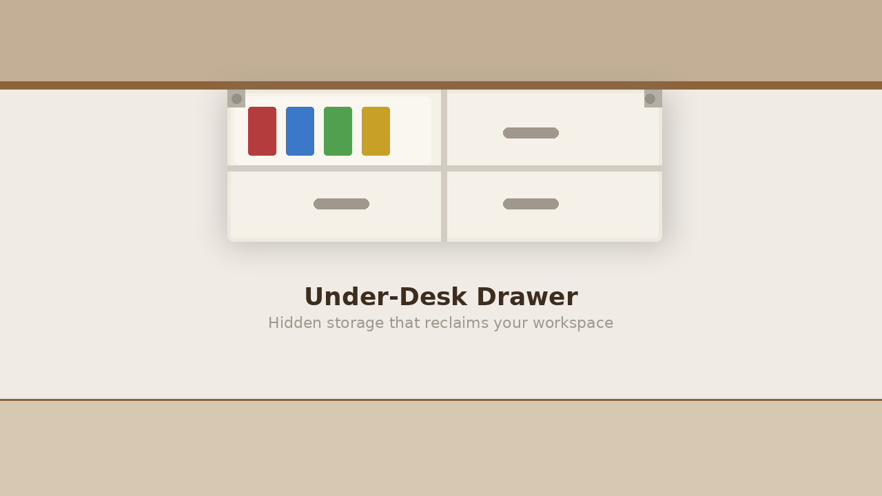 Best Under-Desk Drawer Organizer in 2026: Hidden Storage Without the Clutter