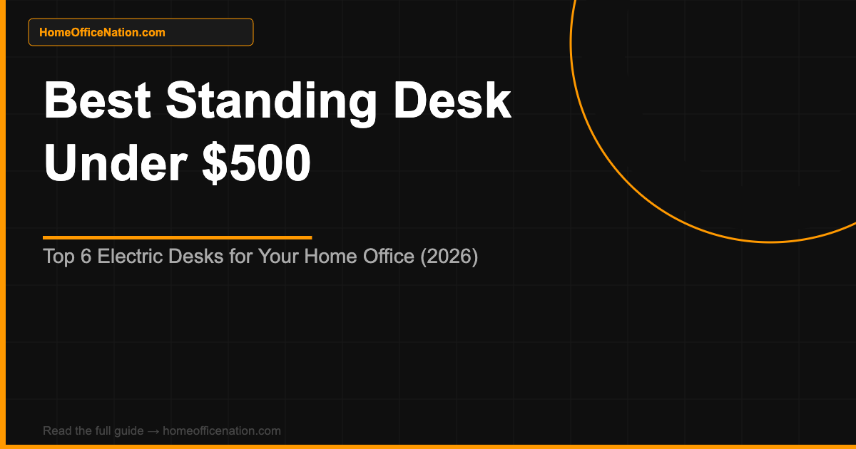 Best Standing Desk Under $500