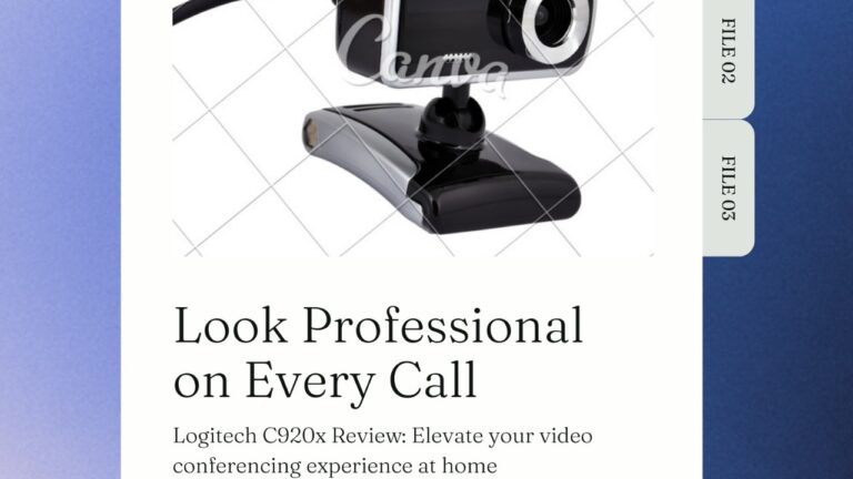 Logitech C920x webcam review for remote work